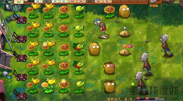 植物大战僵尸融合版冒险模式第4关通关攻略(图5)