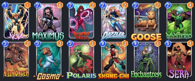 漫威终极逆转塞拉卡组构筑(图2) 漫威终极逆转塞拉卡组构筑(图2)