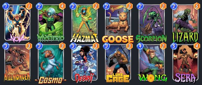 漫威终极逆转塞拉卡组构筑(图3) 漫威终极逆转塞拉卡组构筑(图3)